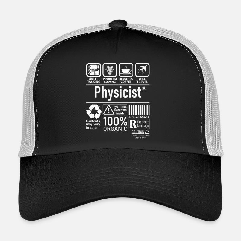 Physicien Spécialiste de la résolution de problèmes multitâches Casquette trucker 