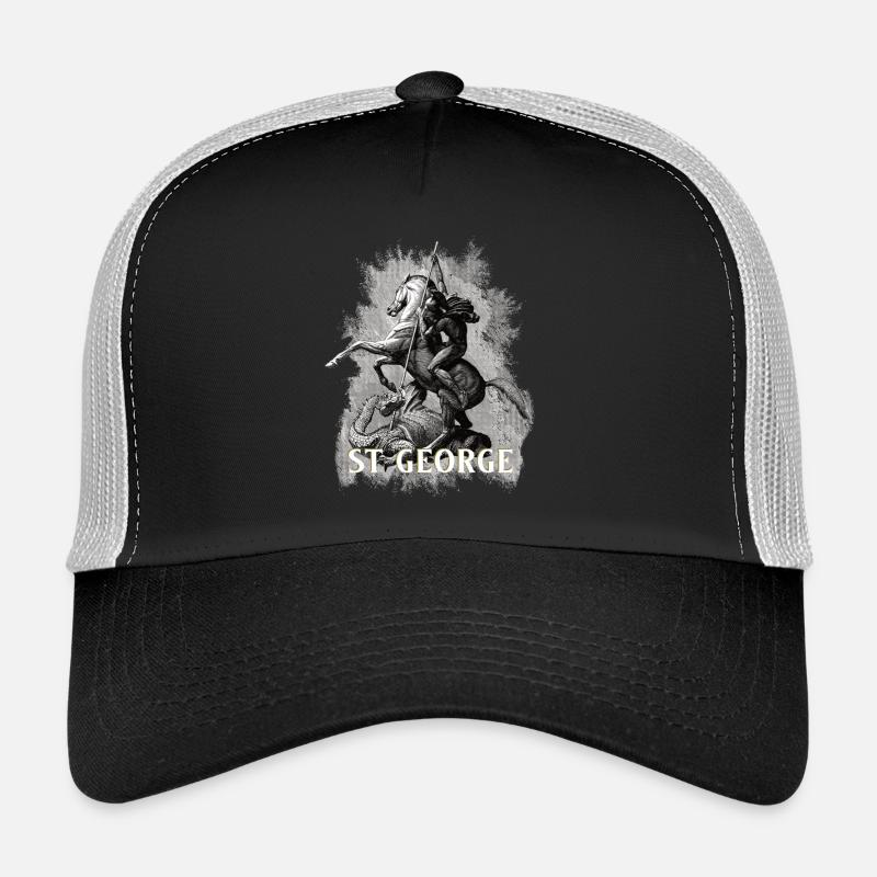 Saint George Dragonslayer - Trucker Cap - black/stone grey