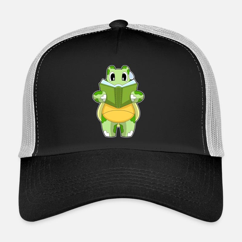 Turtle Nerd Book - Trucker Cap - black/stone grey