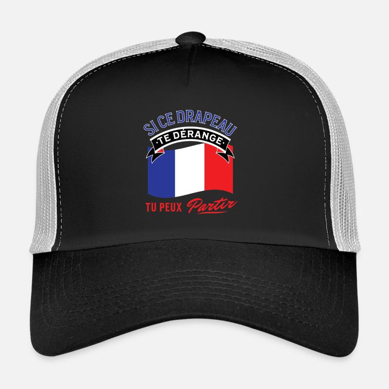 Fierté du drapeau français Casquette trucker 