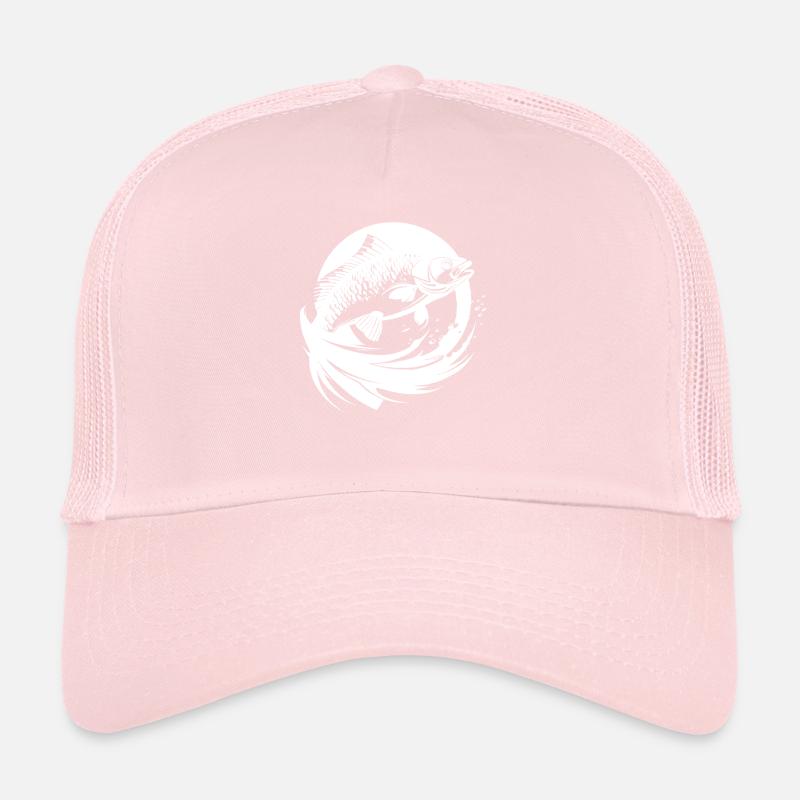 Fish Drawing Trucker Cap