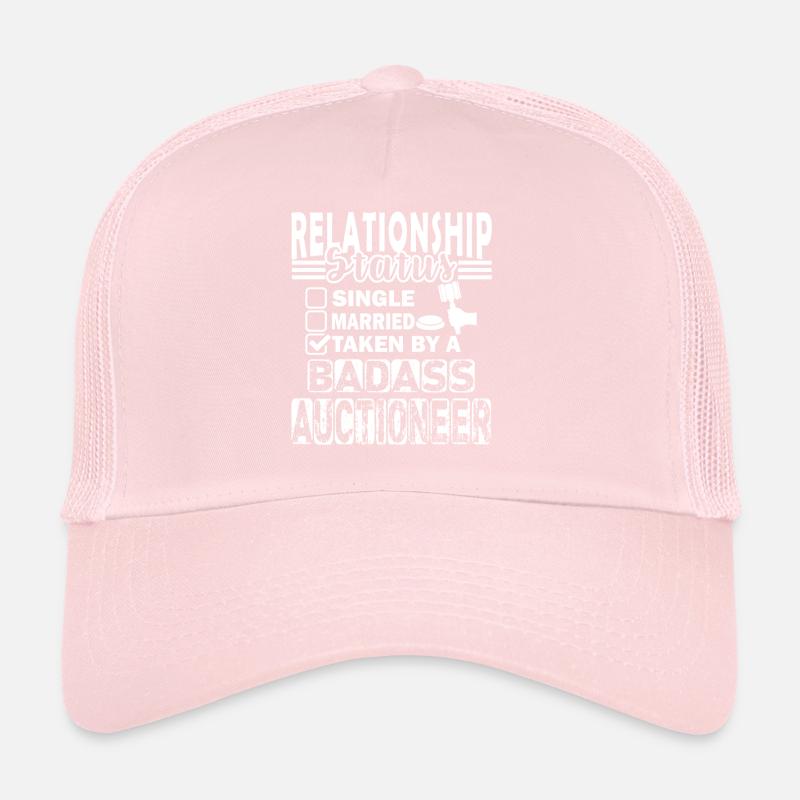 Auctioneer Relationship Status Trucker Cap
