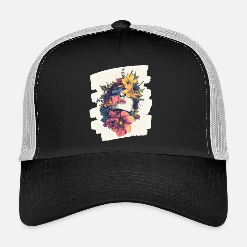 Spring Spring Beginning Flowers Trucker Cap