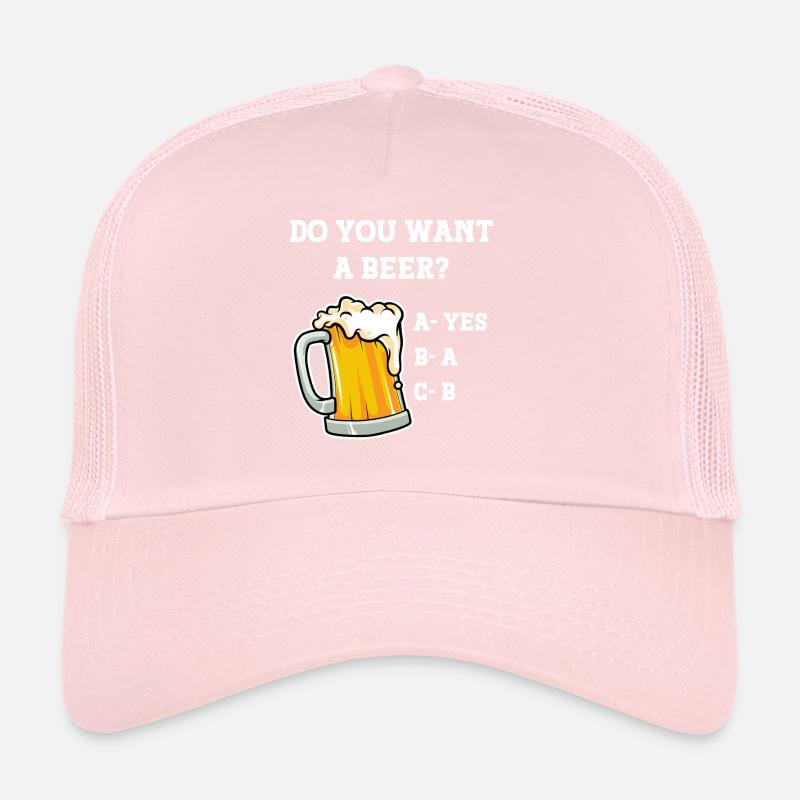 Arbre de décision de bière drôle Casquette trucker 