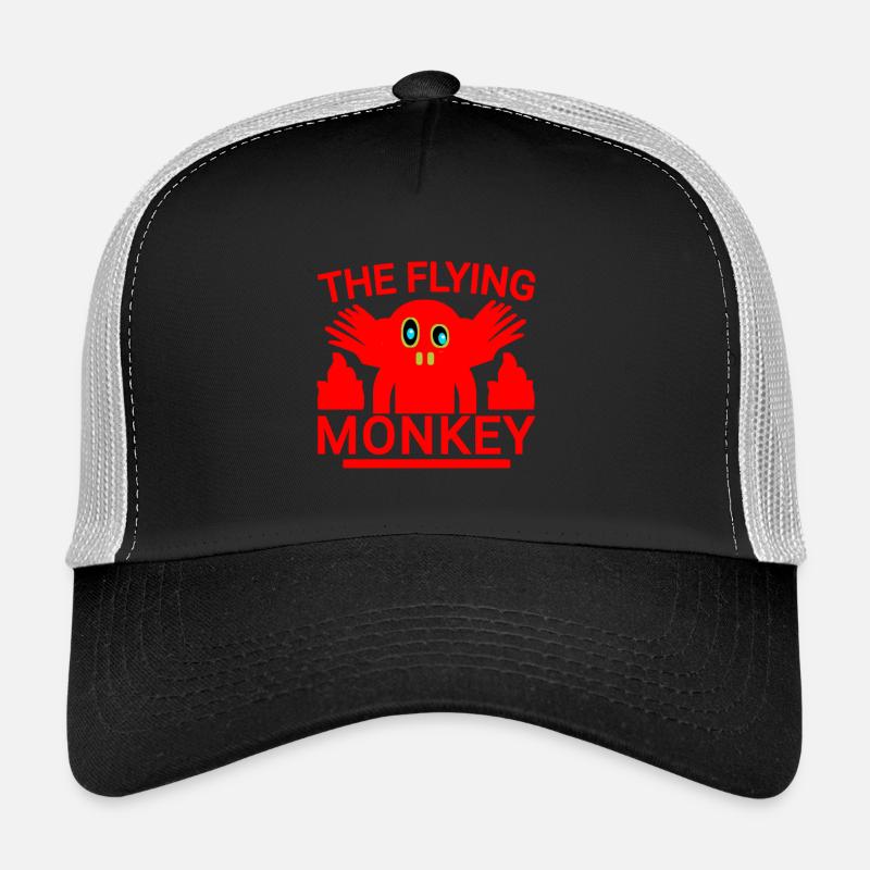 Fliegender Affe rot Trucker Cap