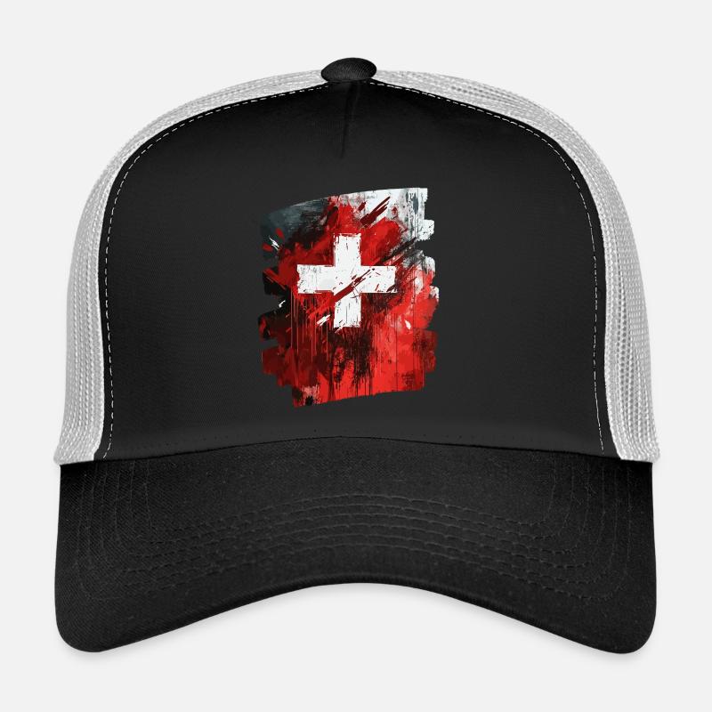 Schweizer Flagge Schweiz Trucker Cap
