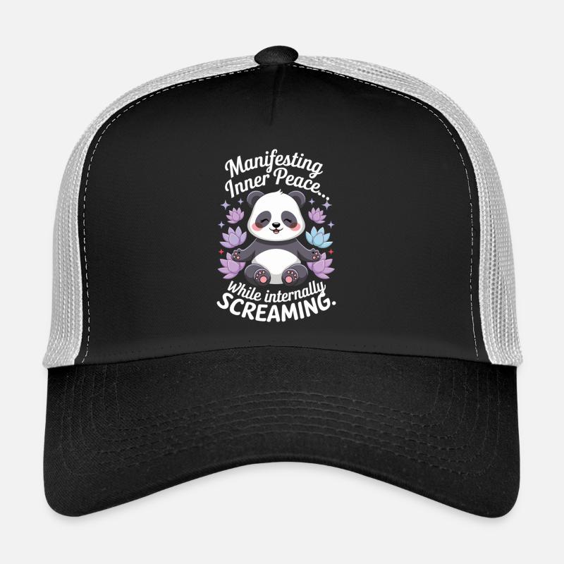 Meditierender Panda – Zen & Achtsamkeit Trucker Cap