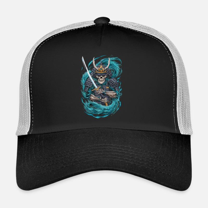 Geisterhafter Samurai-Krieger Trucker Cap