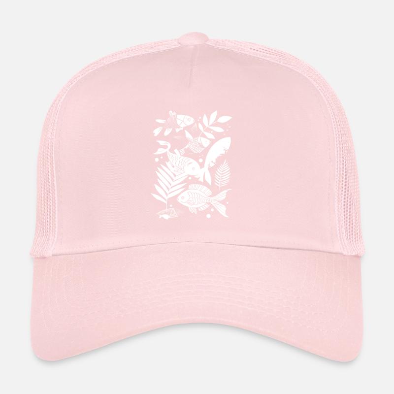 Look de dessin animé de pêche Casquette trucker 