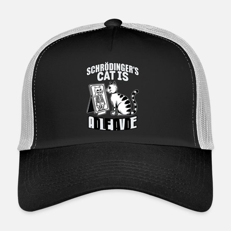 Schrödinger's Cat Dead And Alive Trucker Cap