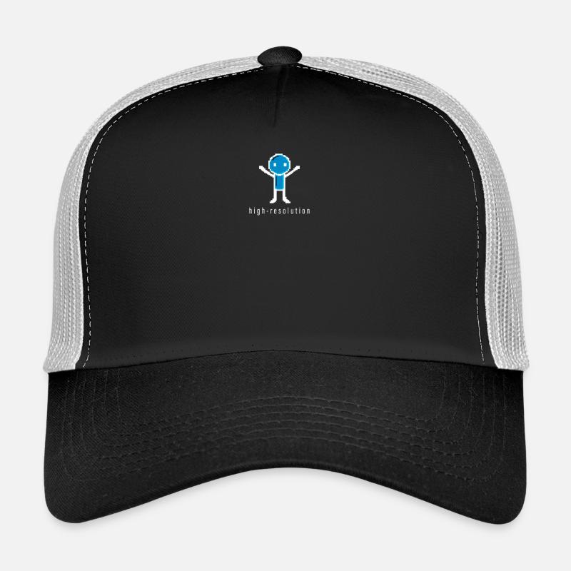 Pixel haute résolution Humour absurde masculin Casquette trucker 