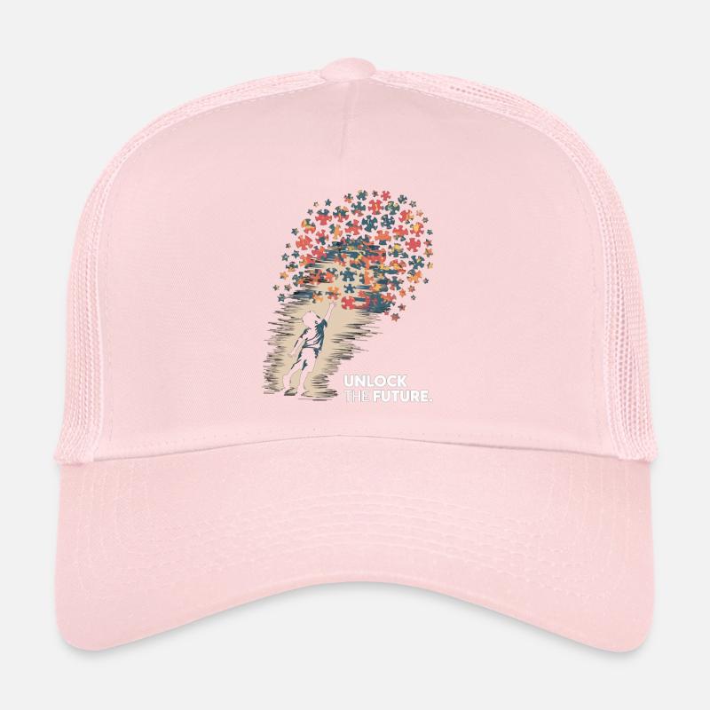 Autismus verstehen – Hoffnung & Puzzle Trucker Cap