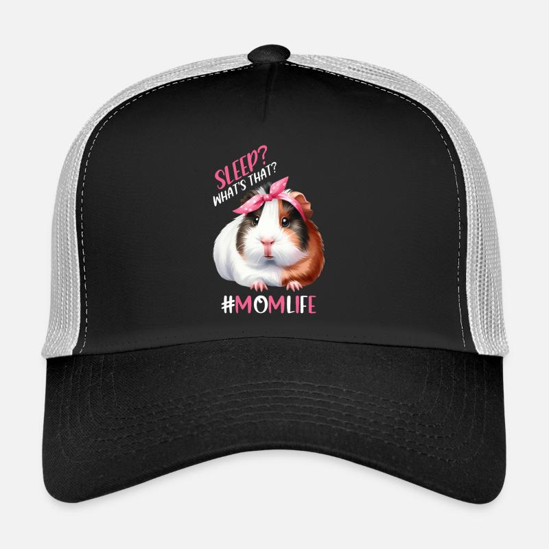 Dormir? Qu’est-ce que c est? Cochon d’Inde mère maman Casquette trucker 