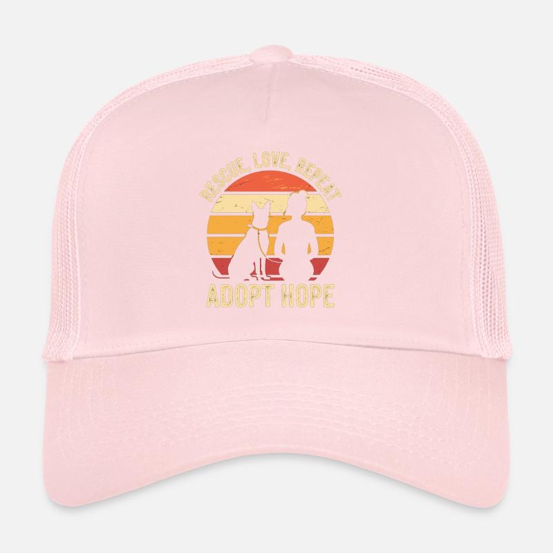 Dog Adoption - Adopt Hope – Rescue Starts Here Trucker Cap