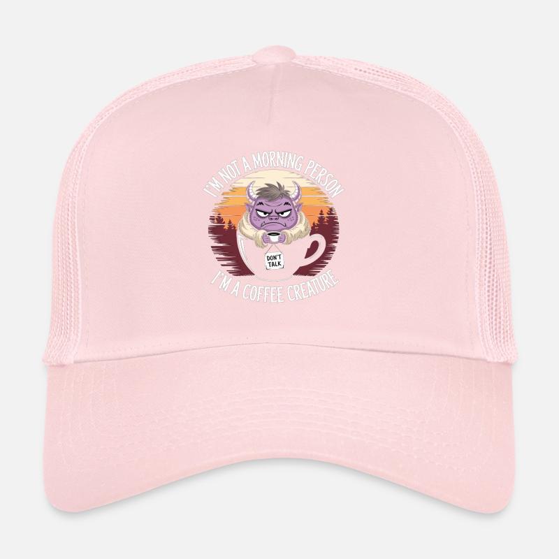 Sans café, je suis un monstre Casquette trucker 