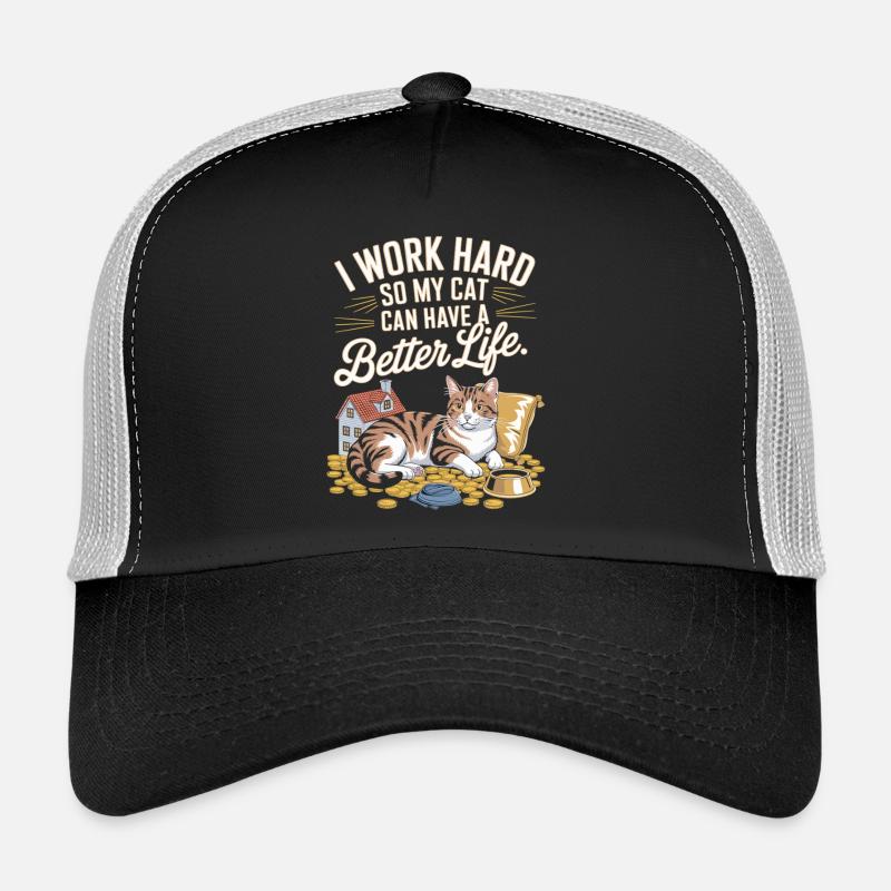 Pour le luxe du chat Casquette trucker 
