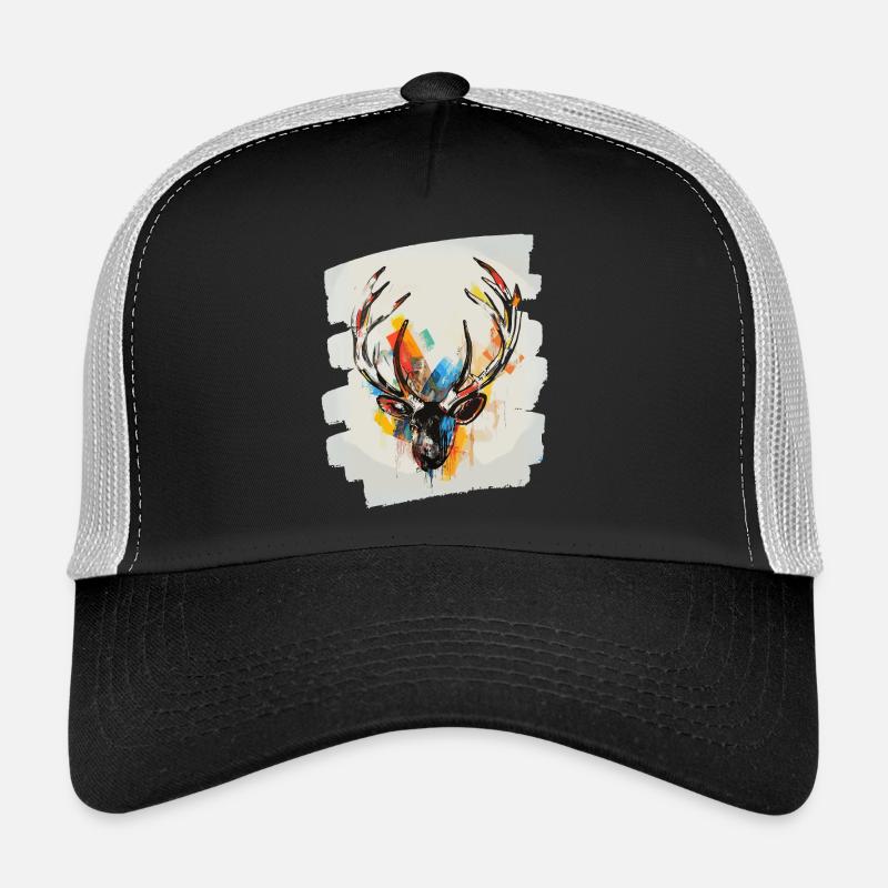 Hirsch mit Geweih Trucker Cap