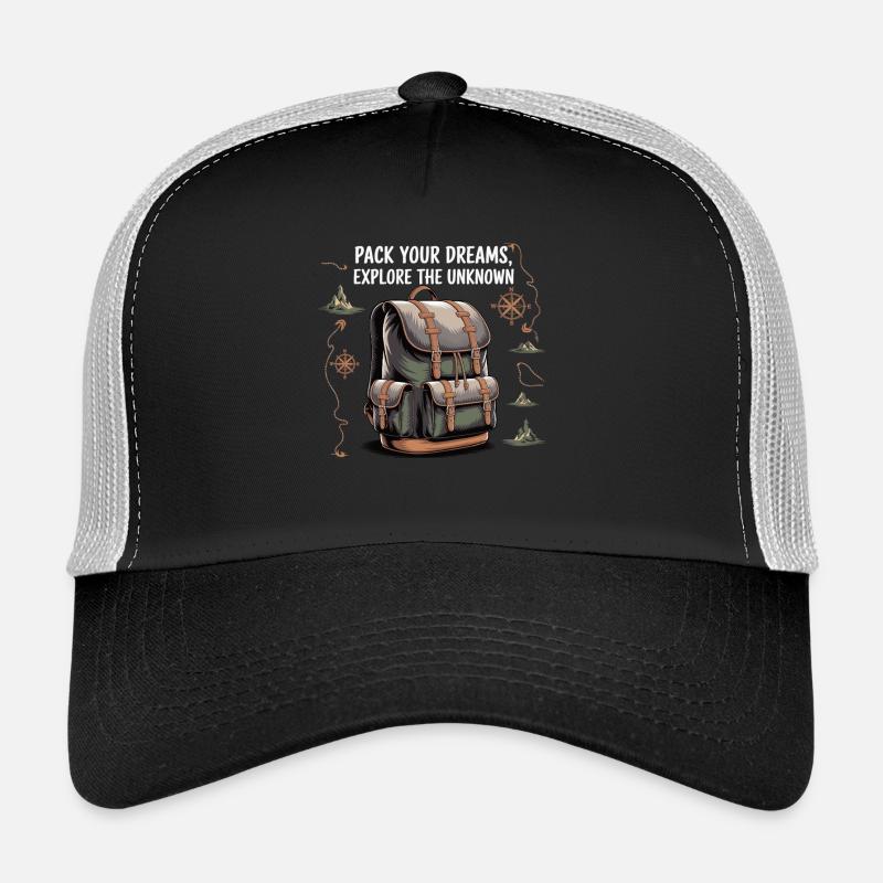 Voyage - Découvrez l’inconnu avec style Casquette trucker 