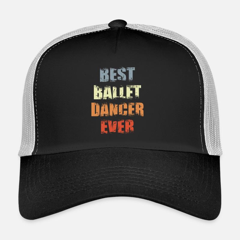 Beste Balletttänzerin - Trucker Cap - Schwarz/Steingrau