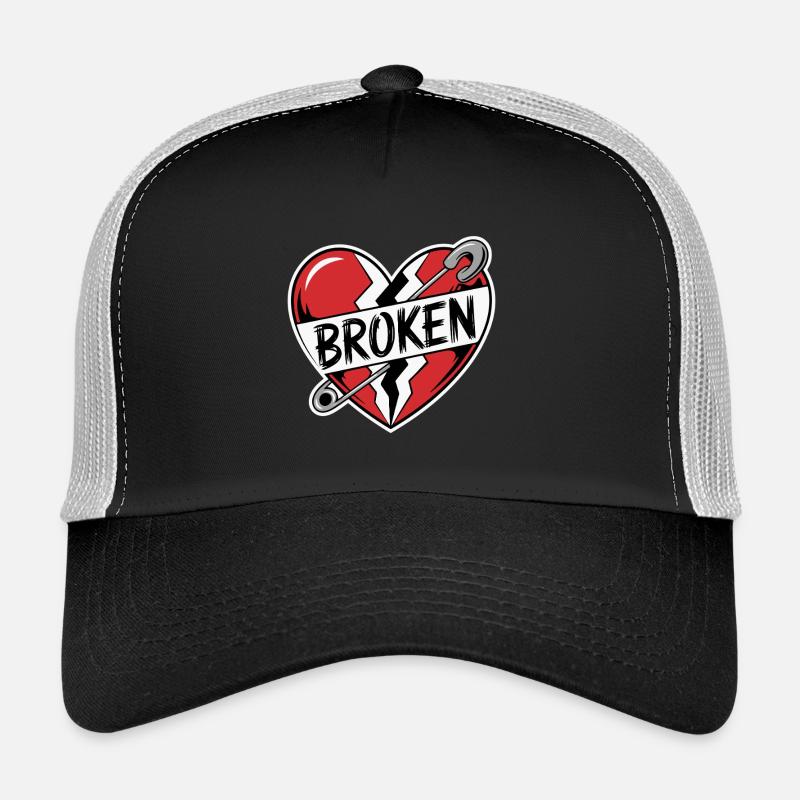 BROKEN HEART Trucker Cap