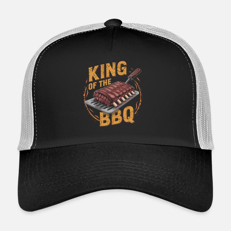 Roi du BBQ - Grill Master Casquette trucker 