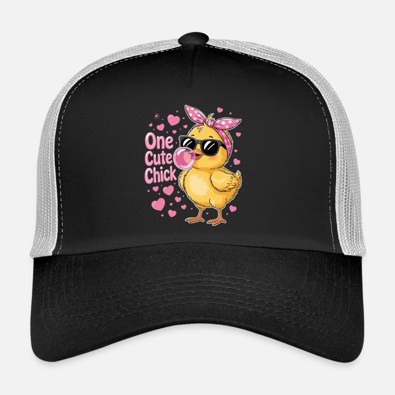 Poussin mignon – effronté et élégant Casquette trucker 