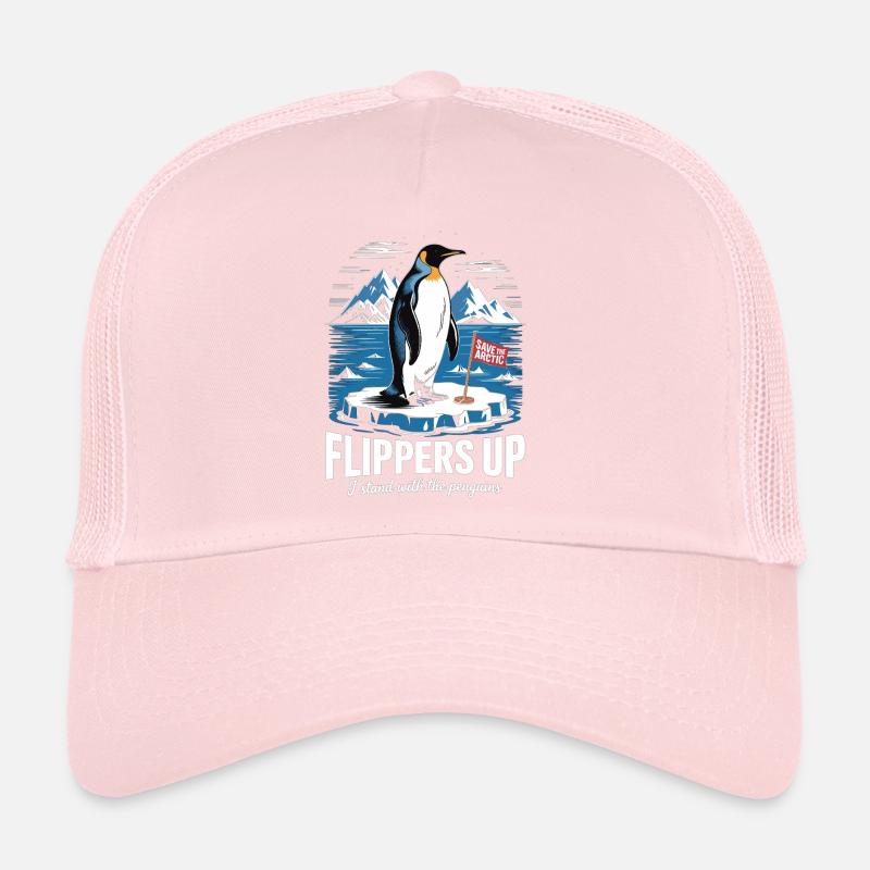 Penguin Protest – Save the Arctic Trucker Cap