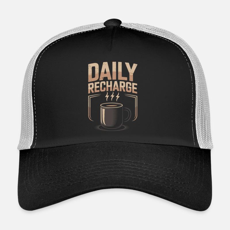 Kaffee - Morgenritual mit Stil Trucker Cap