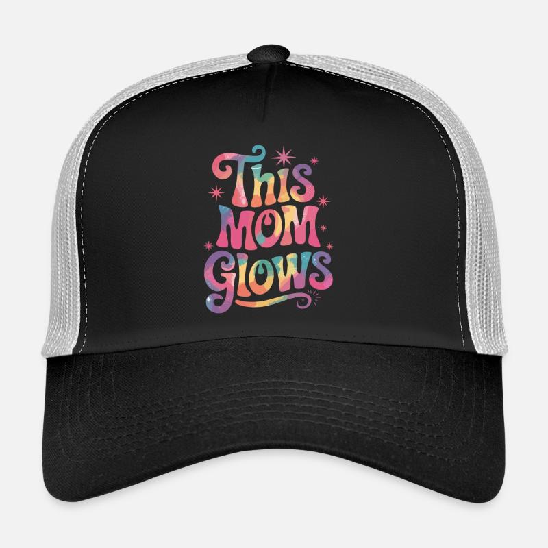 Stolze Mama mit Glow Effekt Trucker Cap