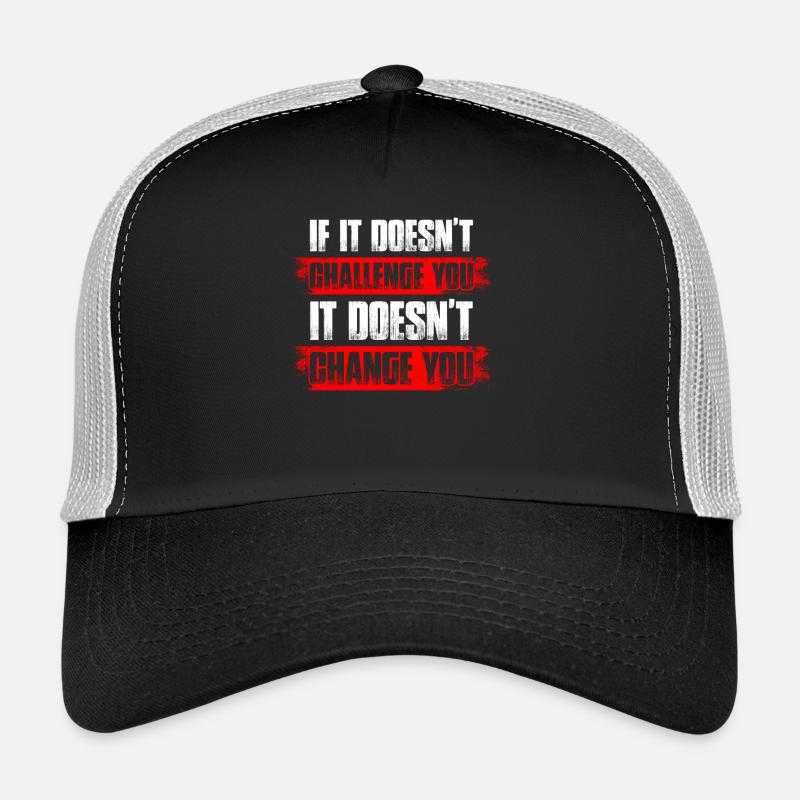 Challenge you Bodybuilding Bodybuilder Gym Trucker Cap