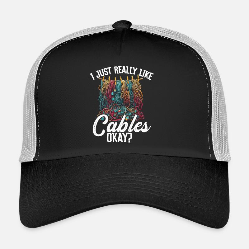 AV Technology AV Technician Audiovisual Technician Trucker Cap