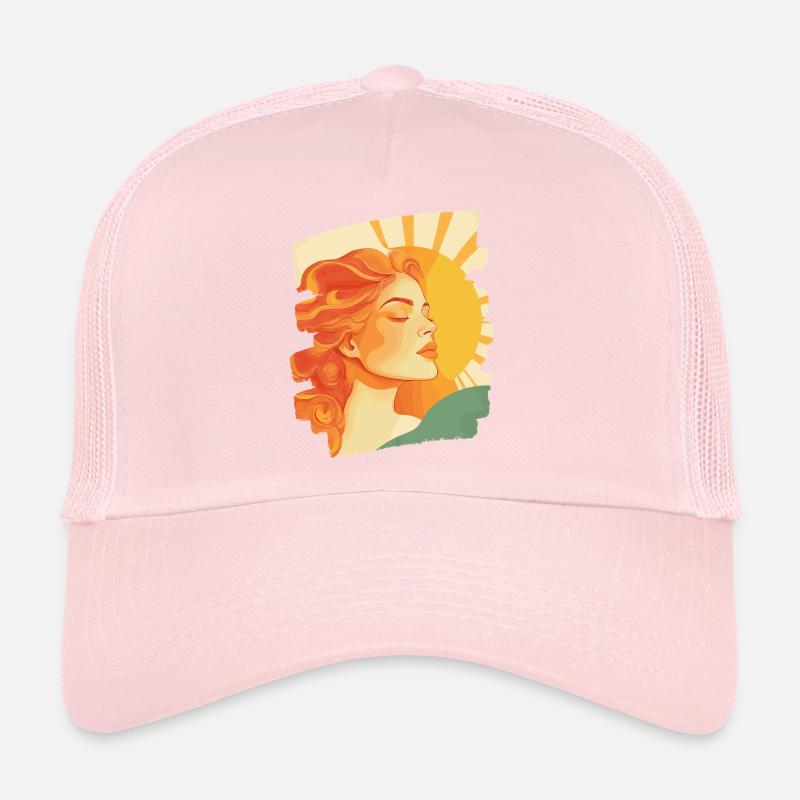 Summer Sun Retro Trucker Cap