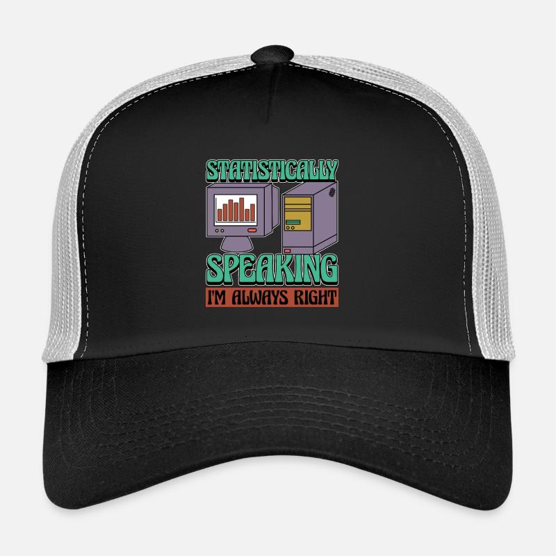 Statistician Statistically Speaking Data Analysis Trucker Cap