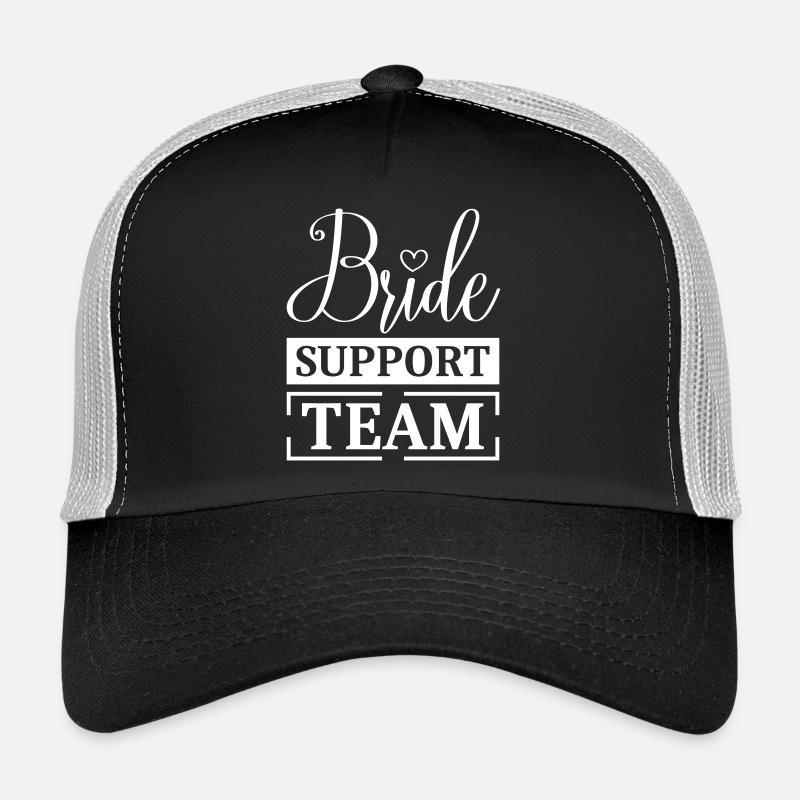 Équipe de soutien à la mariée Casquette trucker 