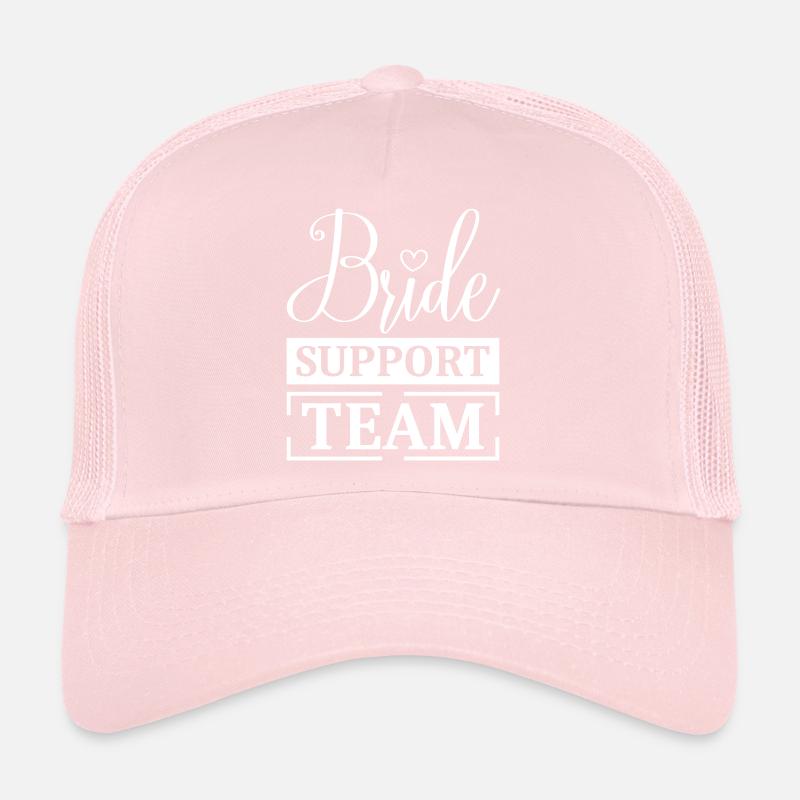 Équipe de soutien à la mariée Casquette trucker 