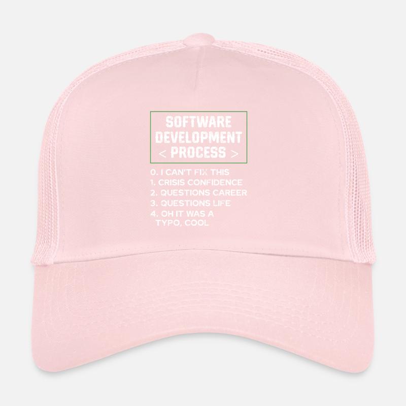 Softwareentwicklungsprozess Humor Programmierer Trucker Cap