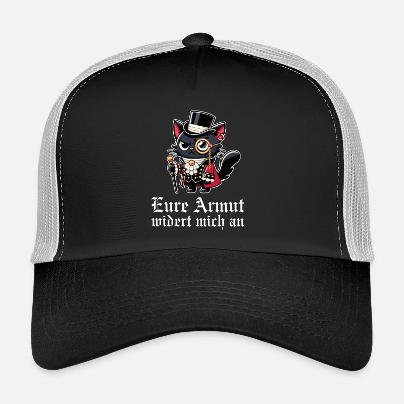 Eure Armut widert mich an – Dekadente Gothic Katze Trucker Cap