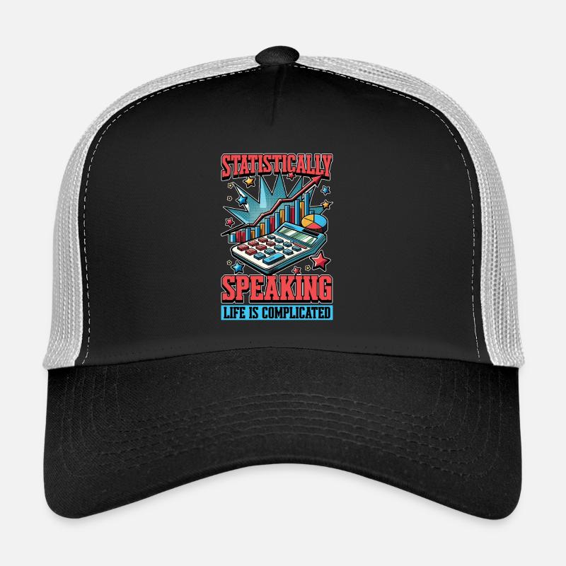 Statistically Speaking Data Scientist Statistician - Trucker Cap - black/stone grey