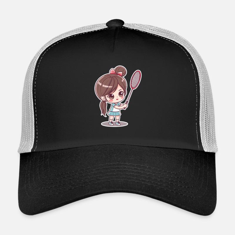 Badmintonspielerin Comic Trucker Cap