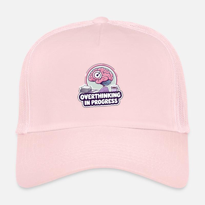 Trop réfléchir en cours – Funny Brain Casquette trucker 