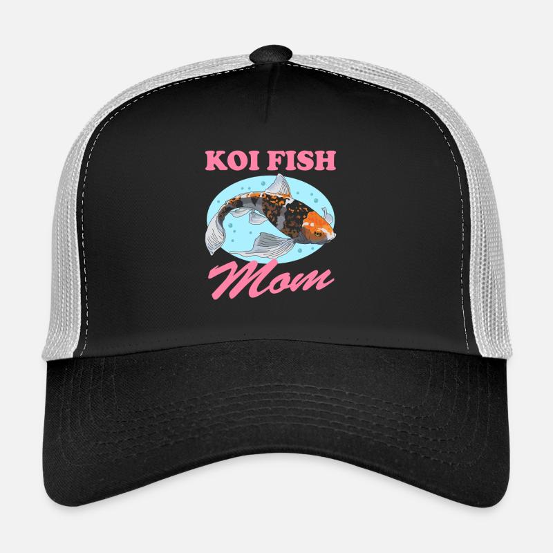 Koi Fish Mom Koi Nishikigoi Gift Trucker Cap