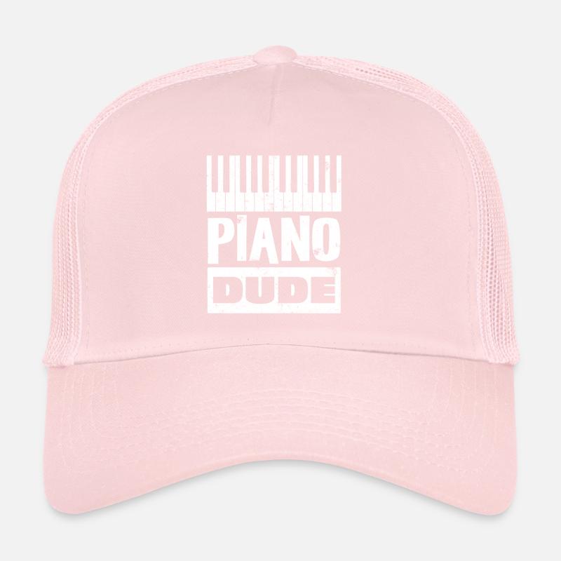 Piano Dude Keyboard Lover Piano Trucker Cap