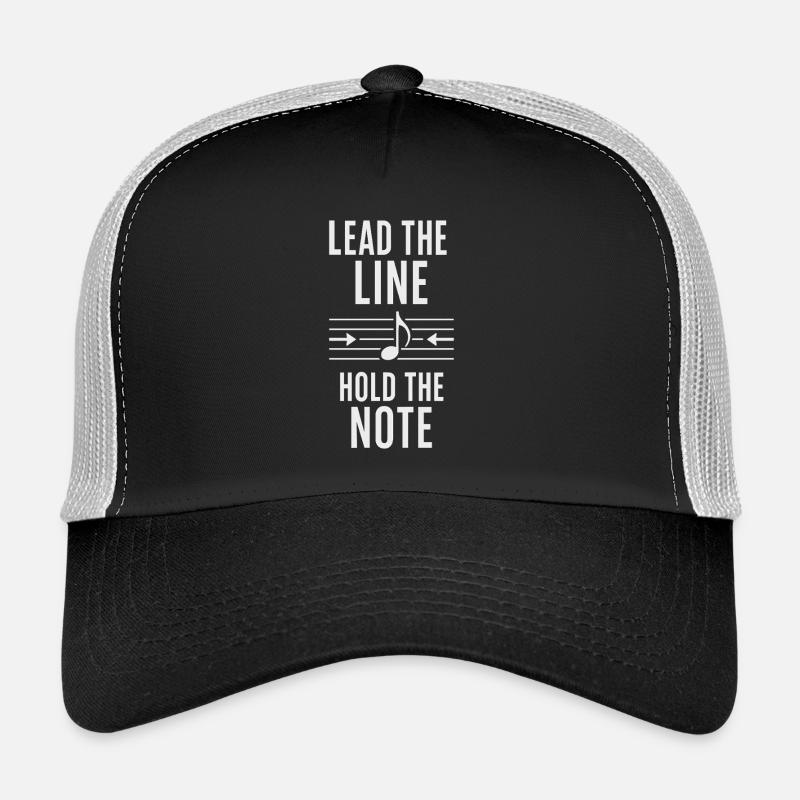 Das Chormitglied High School College Vocal - Trucker Cap - Schwarz/Steingrau