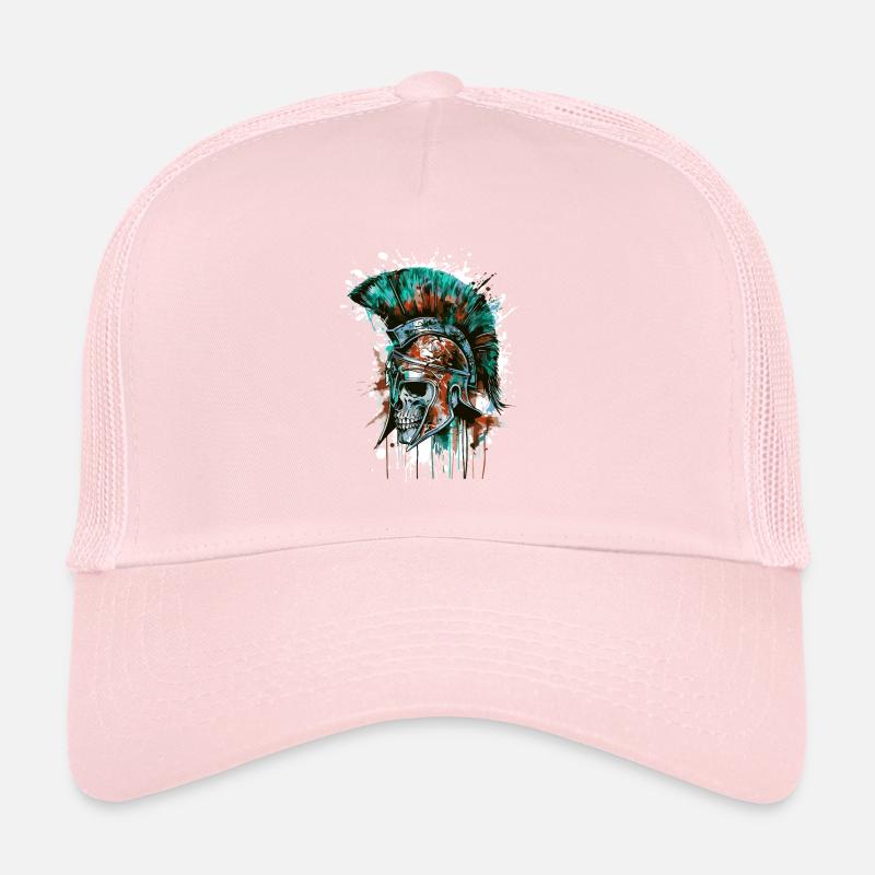 Crâne spartiate Casquette trucker 