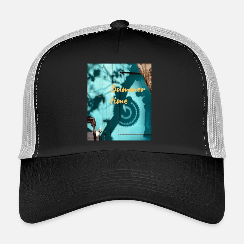 Summertime - Trucker Cap - Schwarz/Steingrau