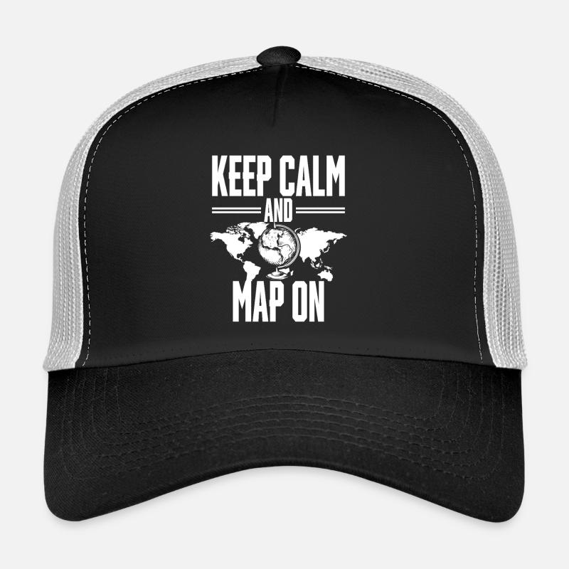 Carte des systèmes d’information géographique Casquette trucker 