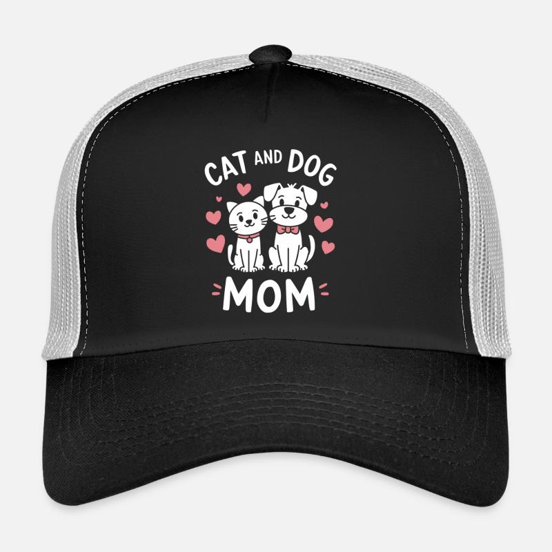 Fière maman chat et chien Casquette trucker 