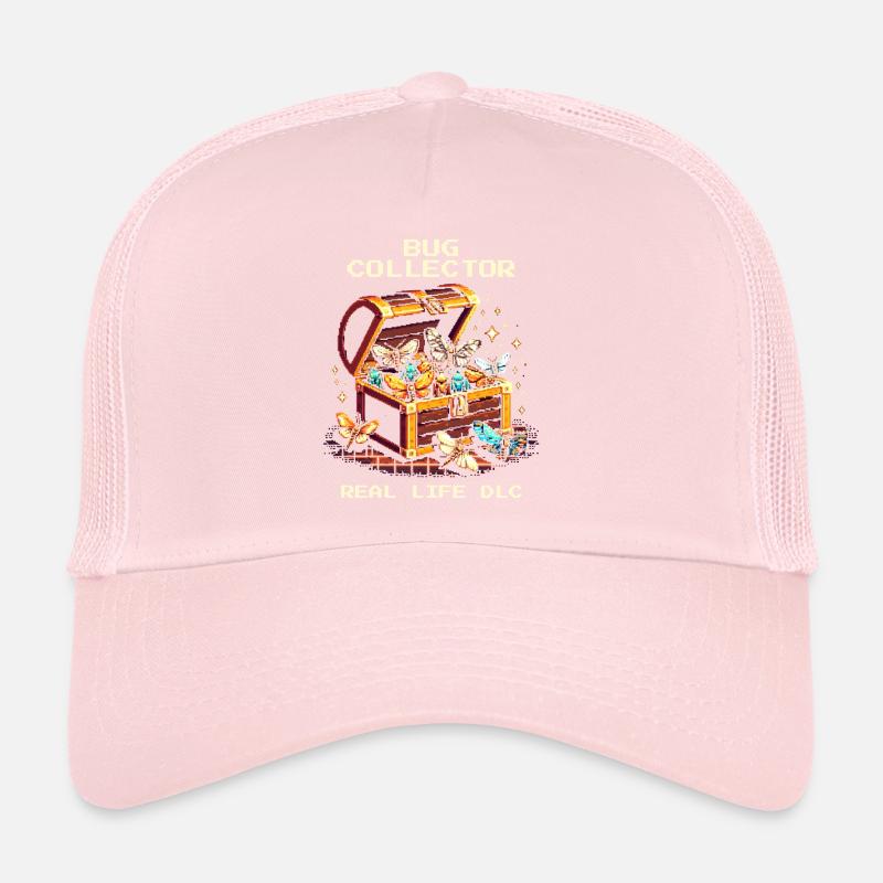 Collector Nature Retro Pixel Art Insects Trucker Cap