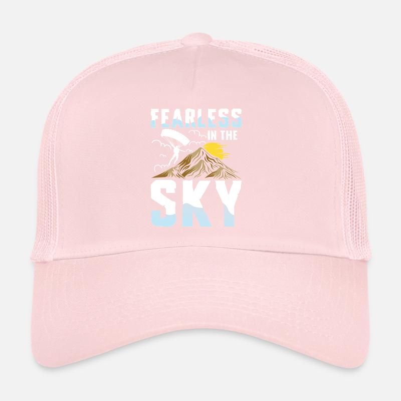 Aventure en parapente sans peur dans le ciel Casquette trucker 