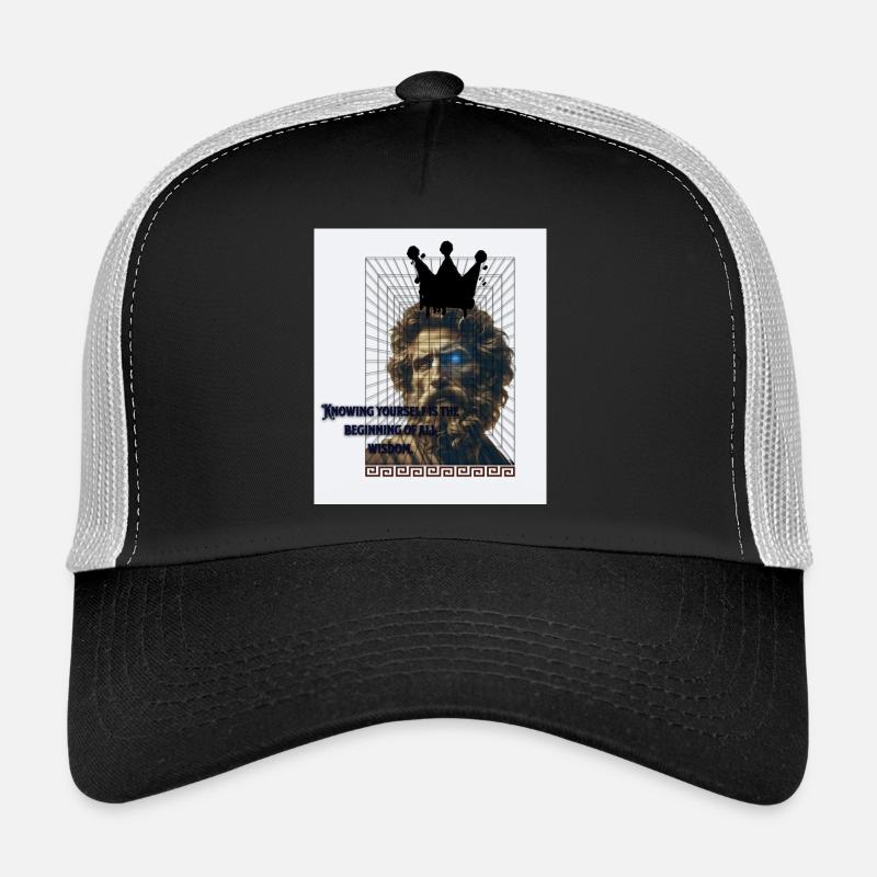 La connaissance de soi – L’origine de toute sagesse Casquette trucker 